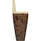 Ekena Millwork 2-Sided (L-beam) Pecky Cypress Endurathane Faux Wood Ceiling Beam, Premium Aged, 4"W x 8"H  x 8'L BMPC2C0040X080X096ZD - alternate 7